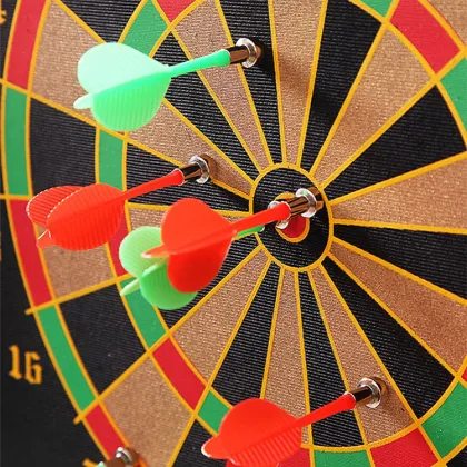 12/15/17 Inches Safety Dart Game Board Toy Surround Magnetic Dart Board Target