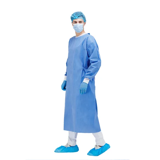 Sterile AAMI Level 2 Gown Surgical Medical PPE Disposable Hospital SMS Isolation Gowns Surgery Grown