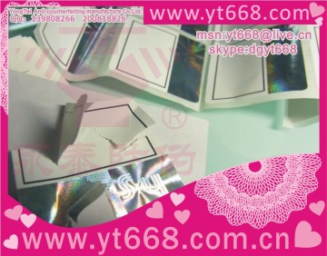 hot stamping sticker