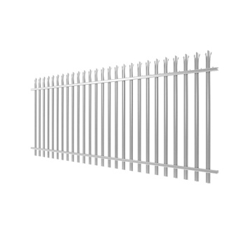 galvanized and powder coated palisade fencing