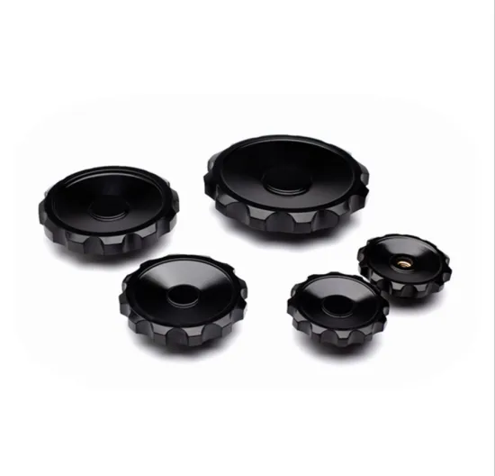 Wholesale Small Ripple Handwheel Bakelite Handwheel with Revolving Handle - Manufacturer Directly Provided (Diameter 63-125)