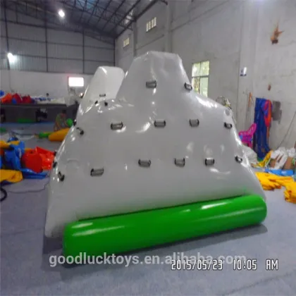 inflatable floating iceberg climbing wall / inflatable floating iceberg island / floating inflatable climb iceberg