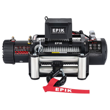 QSF High-Quality Off-Road Vehicle Rescue Electric Winch with 12,000 Pound Steel Wire Rope