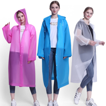 Wholesale Reusable Raincoats: Waterproof Portable Peva PVC EVA Raincoats Jackets for Adults