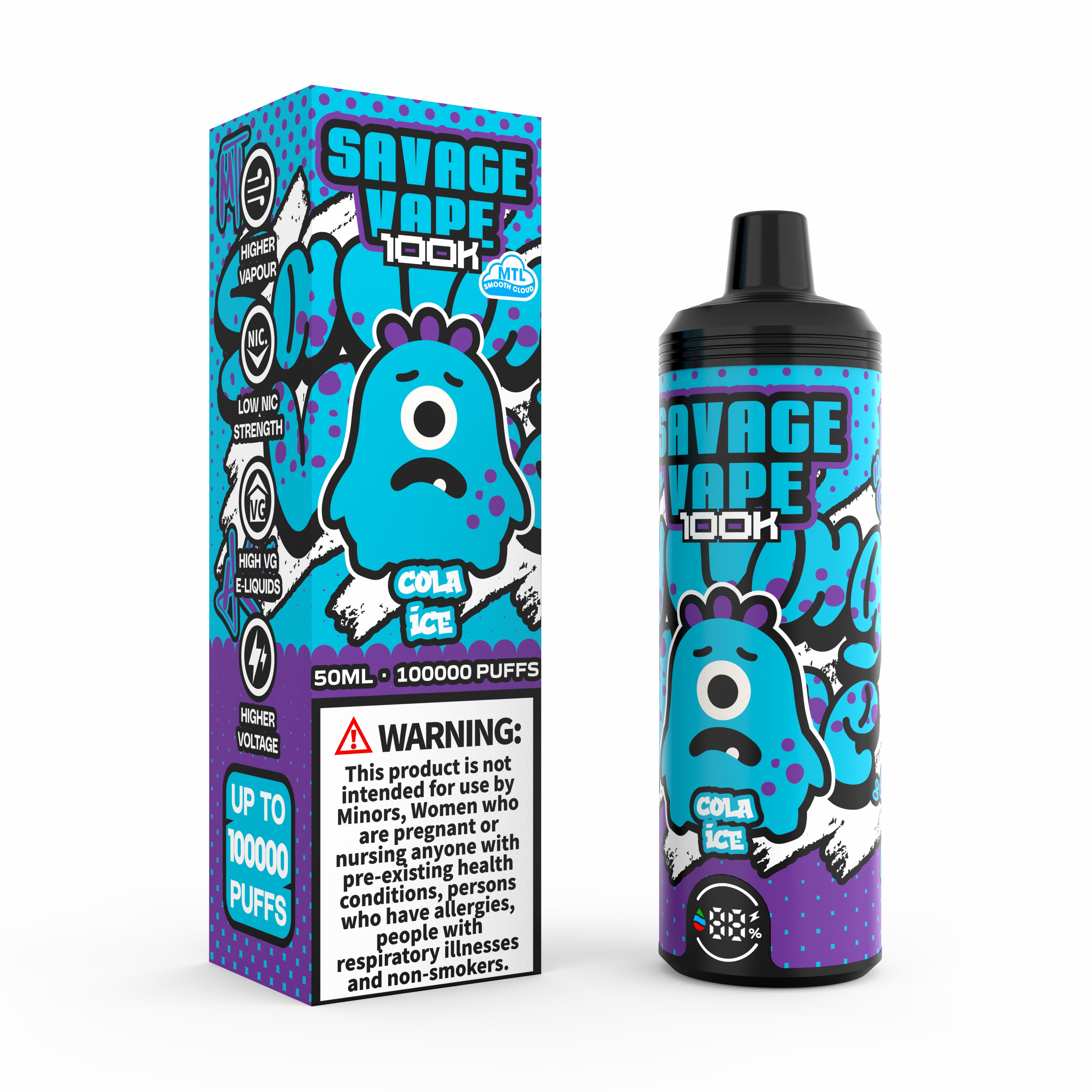 Savage vape mtl 100k puffs grosir vape