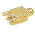 3 Pin MMCX Male Plug PCB Mount Connector