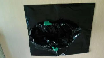 drawstring dpe black Garbage bags