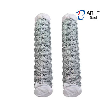 Galvanized 50x50mm Diamond Wire Mesh Chain Link Fence