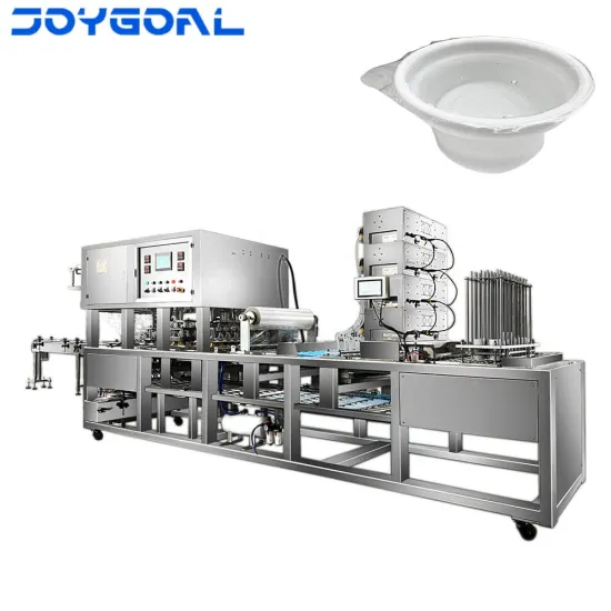 JOYGOAL Automatic Water Plastic Cup Filling and Sealing Machine - China Manufacturer