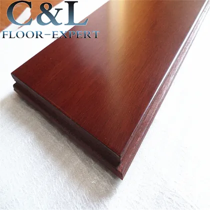 African Natural Color Waterproof Santos Mahogany Wood Flooring