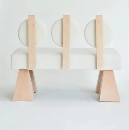 Nordic Log Wind Coffee Shop Fabric Sofa Customization