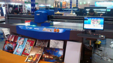 glass uv flatbed printer, print directly on glass, high speed and high resolution