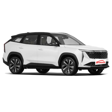 Toptan yeni ve kullanılmış 5 kişilik Geely Boyue LED SUV'ları yüksek hızlı ve benzinli motorlu
