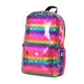 Novo estilo de moda de moda de design personalizado saco de lantejoulas para meninas lindas mochila colorida fofa