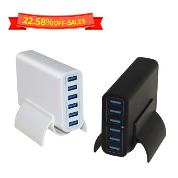 6 USB Charger Wall Adapter