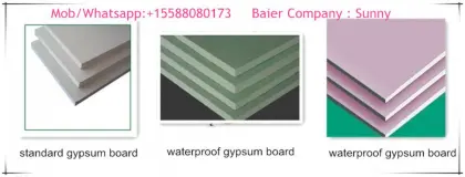 4x6 China Fireproof Partition Gypsum Board