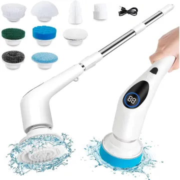 Electric Spin Scrubber: A Comprehensive 9-in-1 Cordless Cleaning Tool with Voice Prompt Technology for Power Shower Use