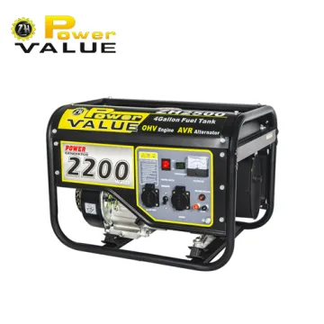 2kw 5.5hp Portable Gasoline Generator 2000 Watt