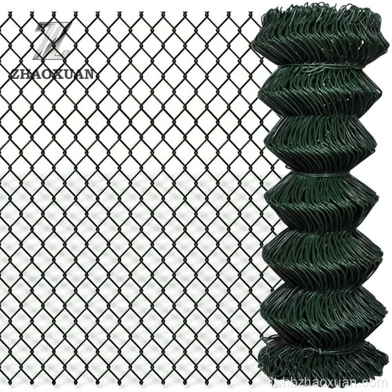 Fence a collegamento a catena per cortile pietra grigio