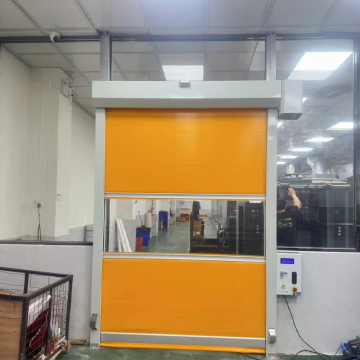 Automatic Internal PVC Fabric Fast Rolling Door