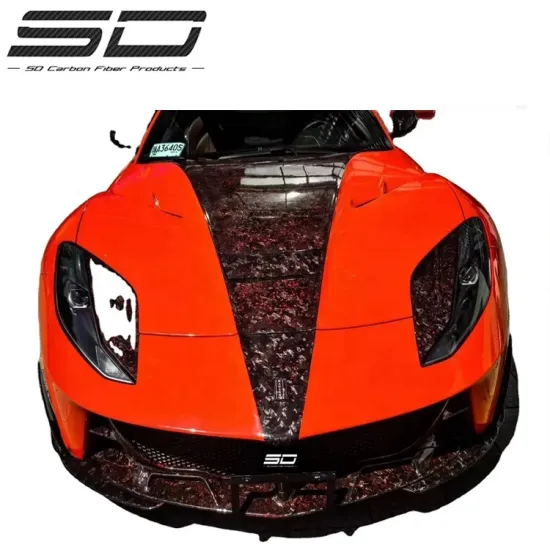 MSY Style Carbon Fiber Wide Body Kit for Ferrari 812 Superfast Bumper and Side Fender Upgrade