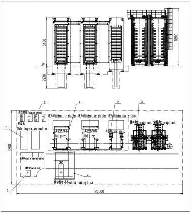 Copper Clad Laminates Press Machine Line for CCL Production