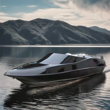 New Condition 2-Passenger Fiberglass Speedboat with Inboard Engine