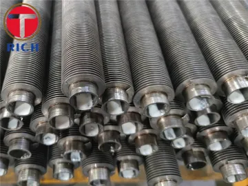 High Frequency Welded Spiral Finned Aluminum Fins Tube