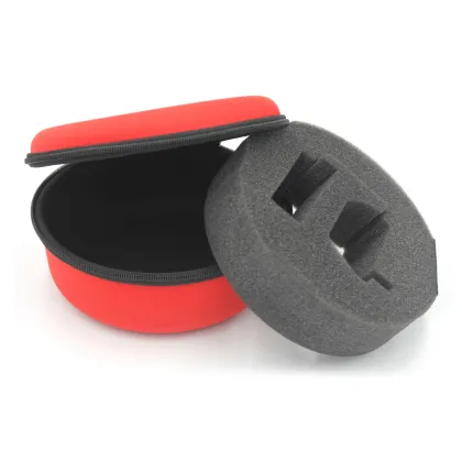 Round shape portable EVA makeup travel case for solid perfume