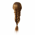 Thick Long Blonde Hair Training Head for Salon Hairdressing Dummy Dolls Professional Practice Braider Head Mannequin