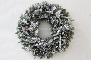 wreath, 40cm white wreath, pinecone wreath, artificial wreath, christmas decor