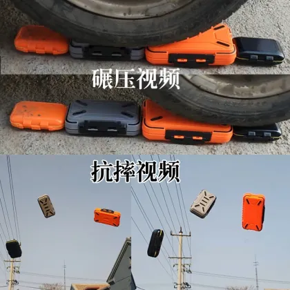 Double Decker Waterproof Fishing Tackle Box - S, L, M Sizes