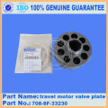 KOMATSU Excavator Parts PC200-8 Travel Motor Valve Plate 708-8F-33230
