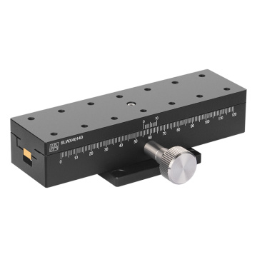 Etapa cu canelura din coadă de rândunică axa X manuală din aliaj de aluminiu 140 mm