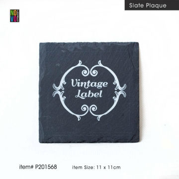 Cheap decorative rectangle label plaque for decoration