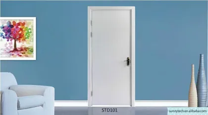 pvc door , wood plastic composite door, composite door with glass