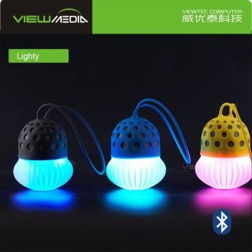 NIGHT LED lighting mini portable wireless speaker Bluetooth with pumpkin