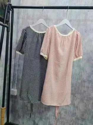 Summer Korean Style Women's Sleeve Dress