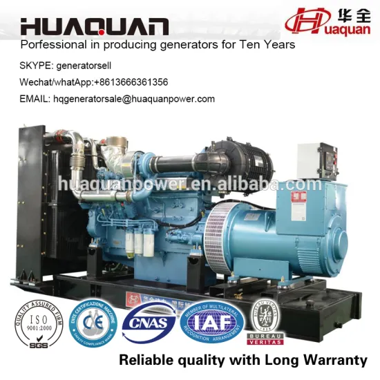 400kw magnetic generator price list with Baudouin engine