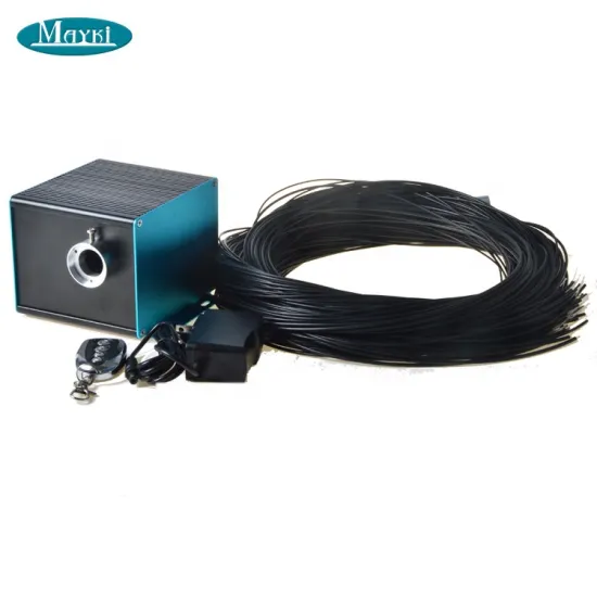 5MTRS 40 Stars End Glow FO Cable Shimmer LED Light Projector for Steam Sauna