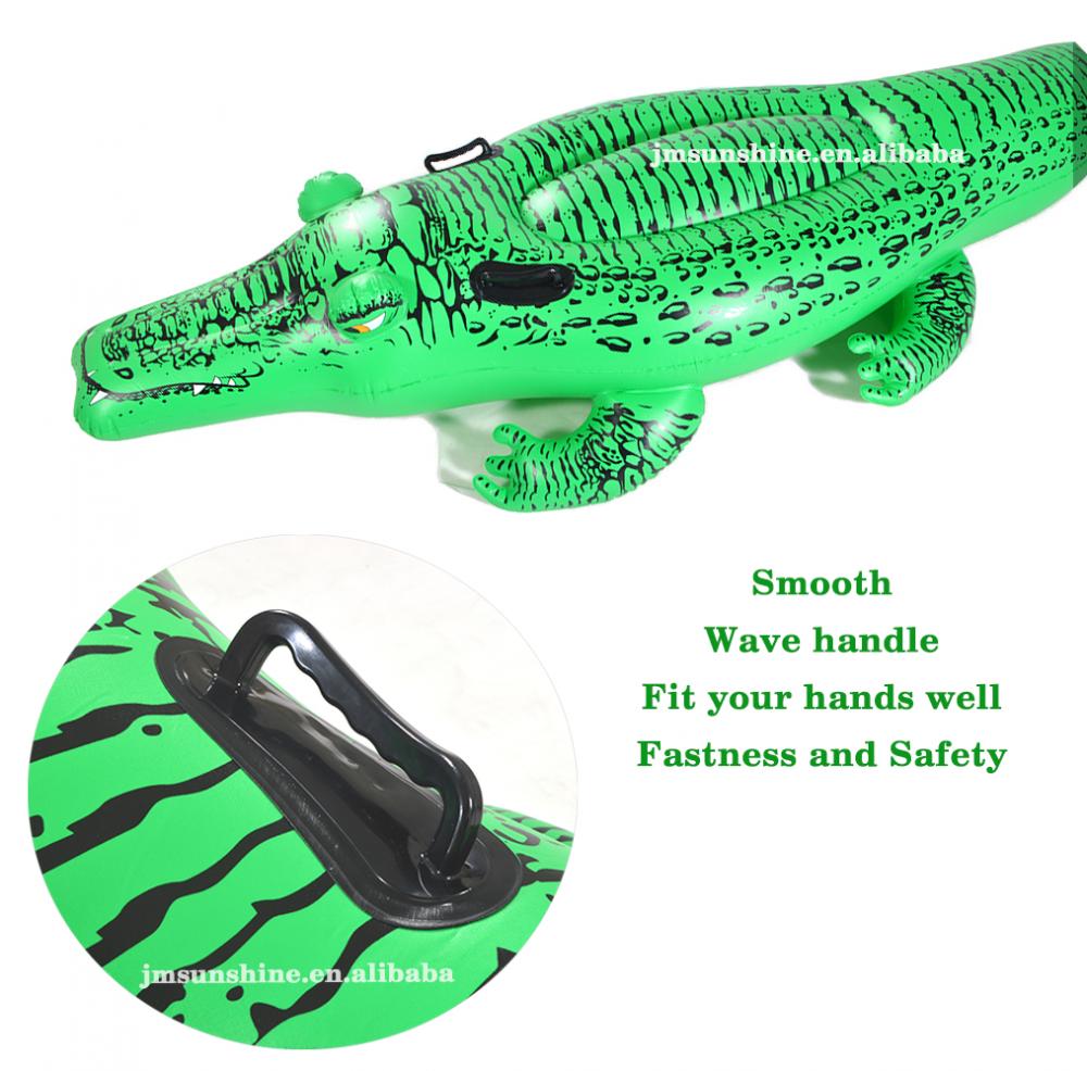 OEM Inflatable Crocodile Swimming pool float customized