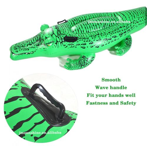 OEM Inflatable Crocodile سوئمنگ پول فلوٽ ڪسٽمائيز