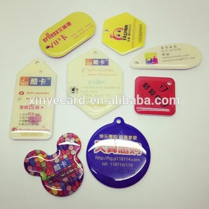 Smart epoxy key memory chip cards