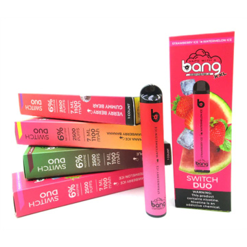 Bang Switch Duo 2500Puffs 2-in-1 Flavors in Stock