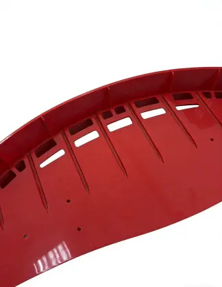 Red Plastic Automotive Trim Panel Mold Design