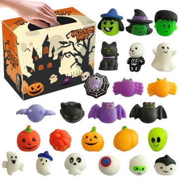 Blind Box Halloween Mochi Squishy Toys - Kids' Party Favors & Treat Bags