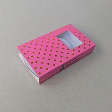 Special Pink Custom Paper Eyelash Case Sleeve