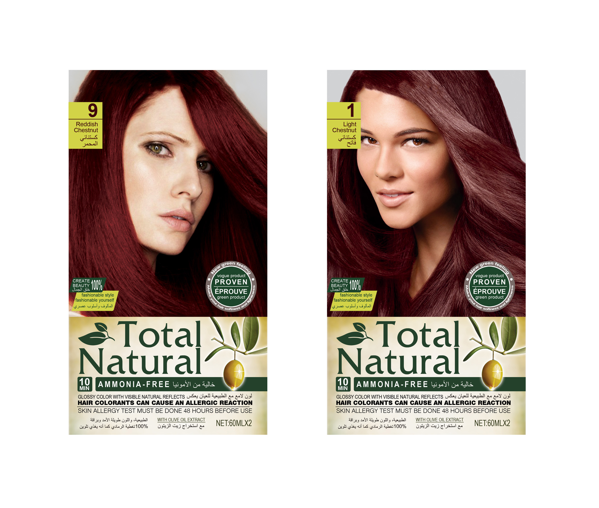 Kit di colori permanenti per i capelli permanente senza ammoniaca