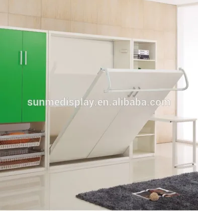 Smart furniture double wall bed folding bed for office MK05