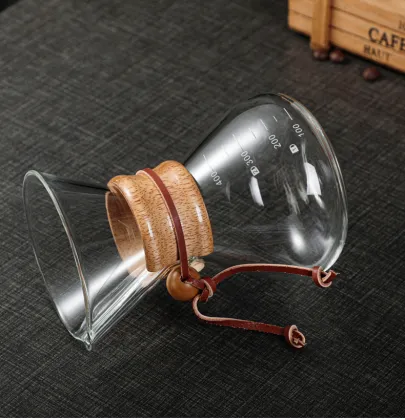 Stainless Steel Filter Pour Over Coffee Maker with High Heat Resistance